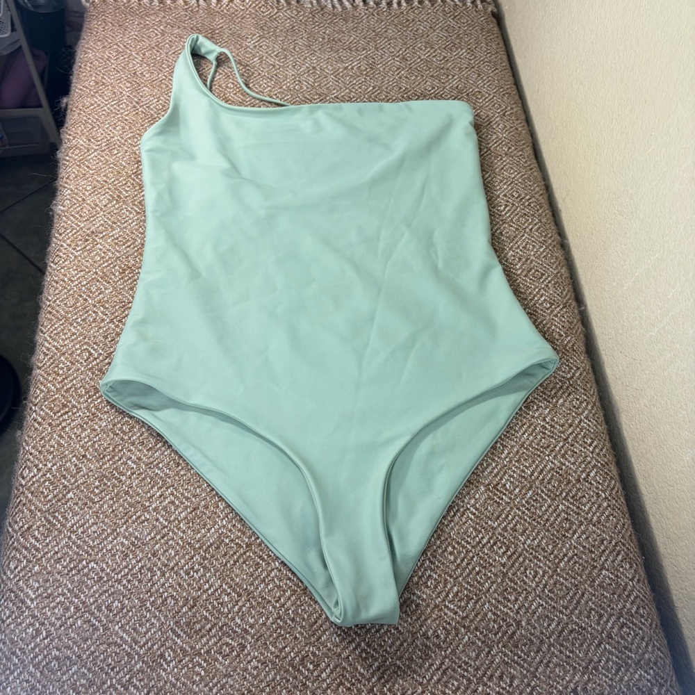 Jade Swimwear Apex One Piece Swimsuit Mint Color Sz XL Beachy Vacay Sexy